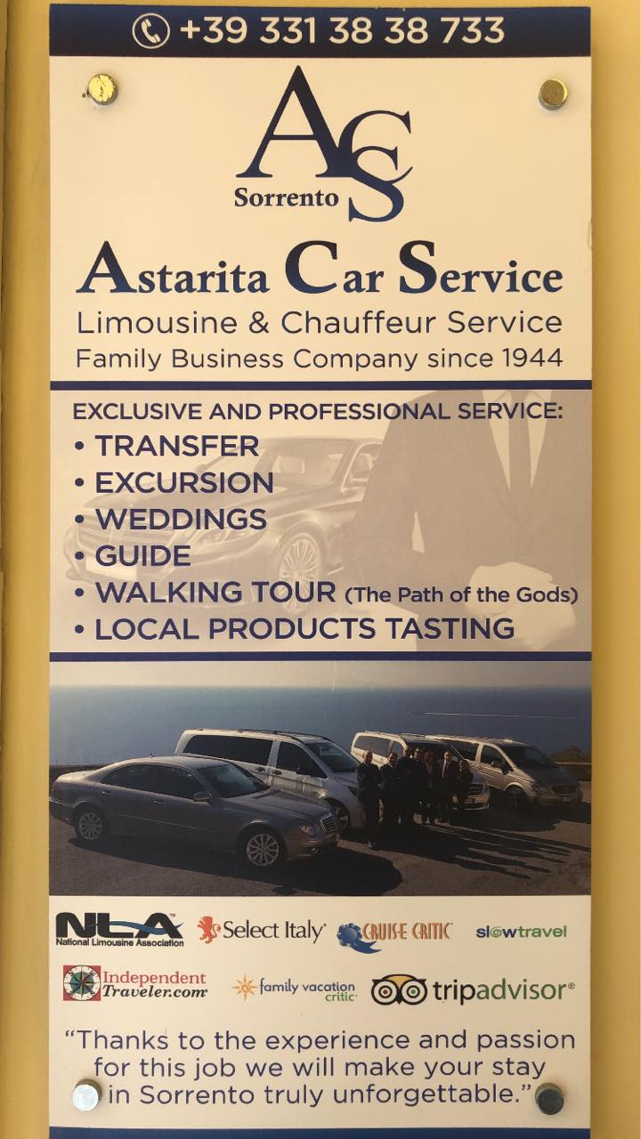 astarita car service sorrento